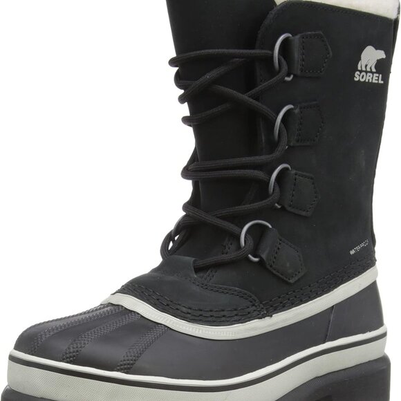 Sorel Black and Gray Winter Boots - Picture 1 of 8